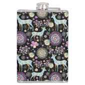 Rendier Paterna Kerstmis Heupfles (Achterkant)