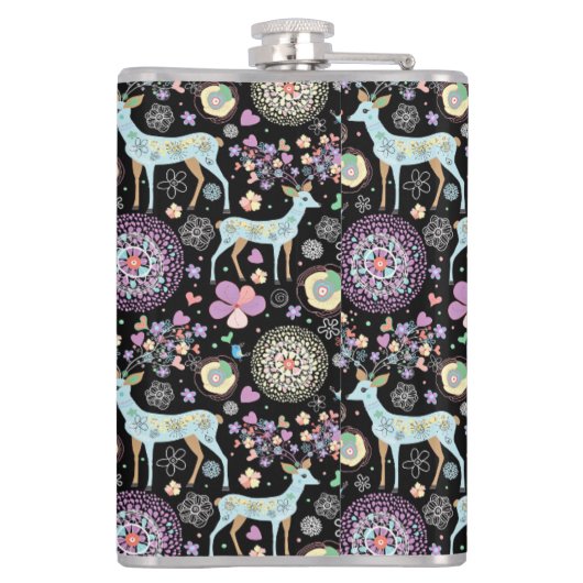 Rendier Paterna Kerstmis Heupfles (Achterkant)