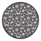 Rendier Paterna Kerstmis Hockey Puck (Voorkant)