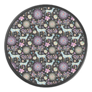 Rendier Paterna Kerstmis Hockey Puck