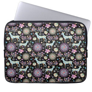 Rendier Paterna Kerstmis Laptop Sleeve