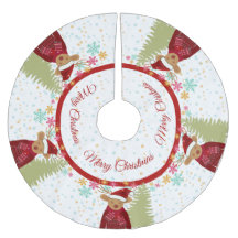 Rendier Pine Tree Snowflake Schattige Kerst