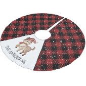 Rendier Plaid Christmas Kerstboom Rok (Gekanteld)