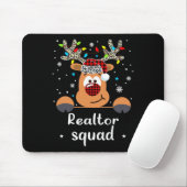 Rendier Realtor Squad Kerst School Matching Muismat (Met muis)