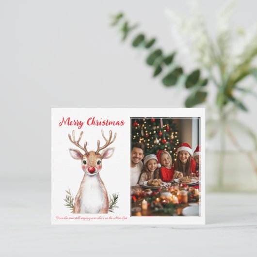 rendier revelry-Kaart Feestdagenkaart (Staand voorkant)