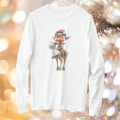 Rendier Rider Christmas Elf Mannen T-shirt