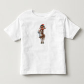 Rendier Rider Christmas Elf Peuter's T-shirt (Voorkant)