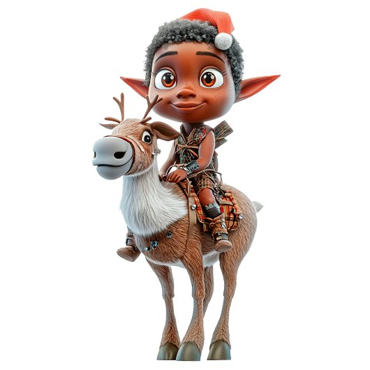 Rendier Rider Kerst Elf Wrapping Paper Cadeaupapier