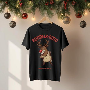 Rendier-rito – Grappige Kerst-Burrito Woordgrap  Tri-Blend Shirt