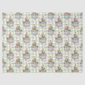 Rendier Rudolph Kersttaart Tissuepapier (Voorkant)