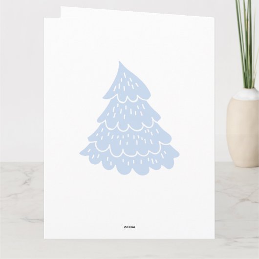 Rendier Rudolph Kleinzoon Kerstmis Kaart (Achterkant)