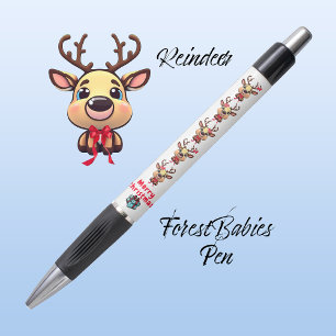 Rendier Schattige Grappig Xmas Deer w / Antlers Wi Pen