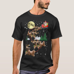 Rendier Shih Tzu Kerstmis Hond T-shirt
