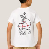 Rendier Shirt Feestelijk Kerst Kind Sweatshirt (Achterkant)