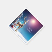 Rendier Sieraden Kerst Vakantie Servet (Hoek)