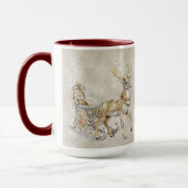Rendier slee kerst mok (Links)