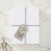Rendier slee Kerstcadeautag Cadeaulabel (Met Touw)