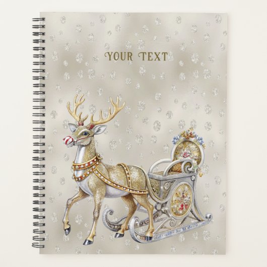 Rendier slee vakantie planner (Voorkant)