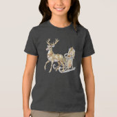 Rendier Sleigh Boys T-shirt (Voorkant)