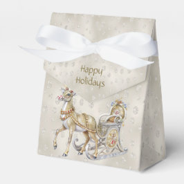Rendier Sleigh Holiday Gift Box Bedankdoosjes