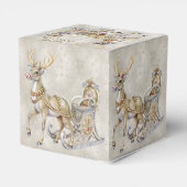 Rendier Sleigh Holiday Gift Box Bedankdoosjes (Achterkant)
