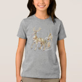 Rendier Sleigh Holiday T-Shirt (Voorkant)