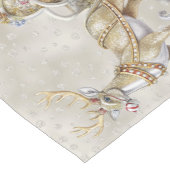 Rendier Sleigh Holiday Table Runner Medium Tafelloper (Hoek)
