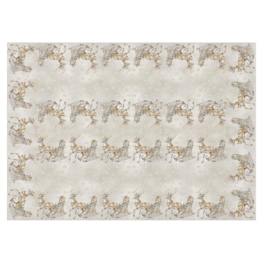 Rendier Sleigh Holiday Tafelkleed (Voorkant (Horizontaal))