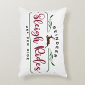 Rendier Sleigh Rides Accent Kussen (Voorkant(Verticaal))