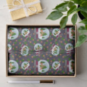 Rendier Sneeuwbollen Tissuepapier (Geschenk)