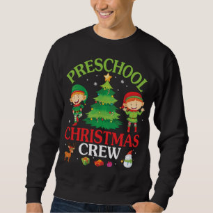 Rendier Sneeuwman Elfs Dancing Tree Preschool Chri Trui