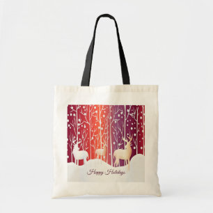 Rendier Sneeuwvakantie Tote Bag