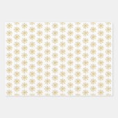 Rendier Sneeuwvlokken Holly Berries Kerstmis Inpakpapier Vel (Voorkant 2)