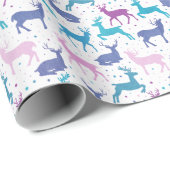 rendier Snoep pastelpatroon Cadeaupapier (Rol Hoek)