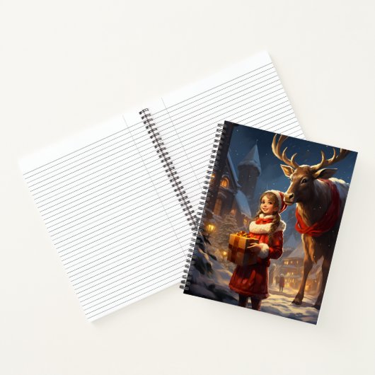 Rendier speciale levering notitieboek (Binnen)