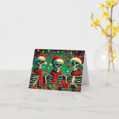 Rendier Spellen Kaart (Gele Bloem)