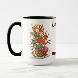 Rendier Spellen Mok - Kerstcadeau