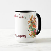 Rendier Spellen Mok - Kerstcadeau (Voorkant rechts)