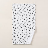Rendier Stag Pattern Moderne Vakantie Bad Handdoek (Handdoek)