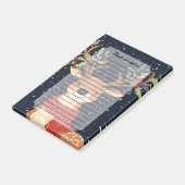 Rendier Starry Christmas Twinkle Night Post-it® Notes (Schuin)