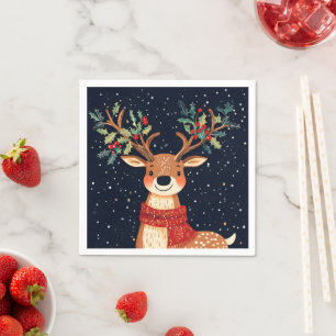 Rendier Starry Christmas Twinkle Night Servet