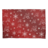 rendier, ster, sterren, sneeuwvlok, kerst kussensloop (Voorkant)