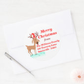 Rendier Sticker - Groot (Envelop)