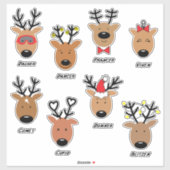 Rendier Stickers! Sticker (Vel)