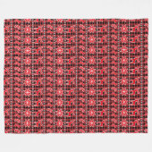 Rendier Stocking Fair Isle kerstpatroon Fleece Deken (Voorkant (Horizontaal))
