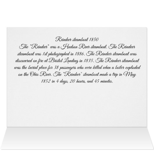 Rendier Stoomboot 1850 (Binnen Horizontaal (Boven))