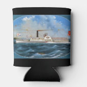 Rendier Stoomboot 1850 Blikjeskoeler (Achterkant)