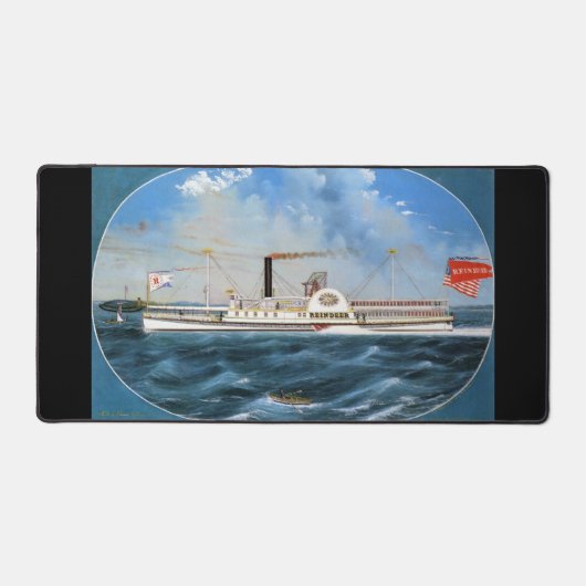 Rendier Stoomboot 1850 Bureaumat (Voorkant)