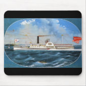 Rendier Stoomboot 1850 Muismat (Voorkant)