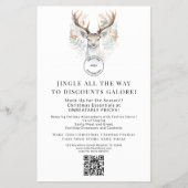 Rendier Store Kerstaanbiedingen QR Code Flyer (Voorkant)